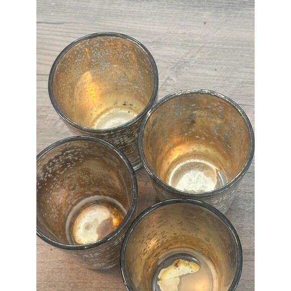 (4) Tea light Holder Flower Design - Picture 2 of 5